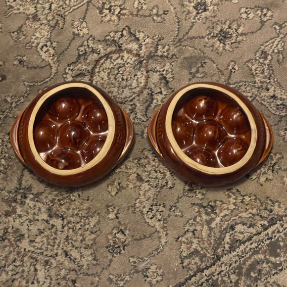 Set of Escargot, mushroom caps, quail eggs and more dishes - Picture 2 of 4